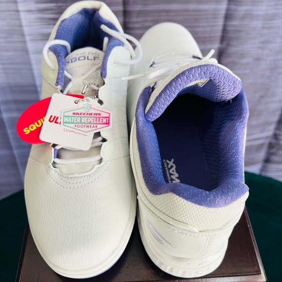 New Skechers Womens GO GOLF Pivot Golf Shoes White/Purple  8.5 or 9 available - Picture 6 of 8